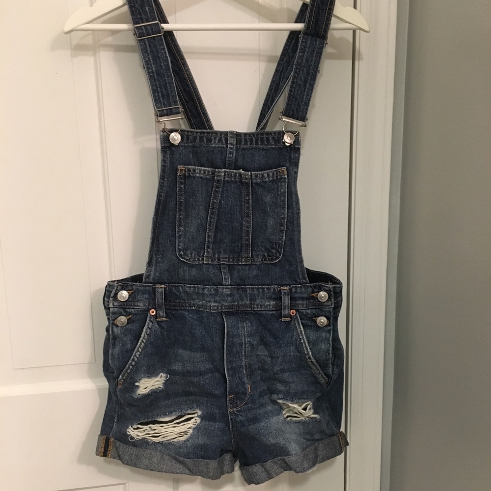 Denim overalls